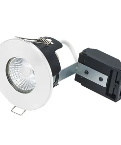 Alternative view of BELL 10666 Fire Rated MV/LV Showerlight - Matt White