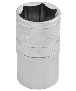 Draper 1/2" Square Drive 6 Point Metric Socket (16mm)