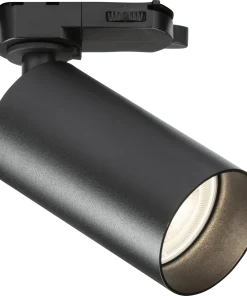 Knightsbridge LYN1BK LYNX 230V 3 Circuit Track System IP20 GU10 Single Spotlight - Matt Black