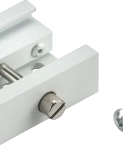Alternative view of Knightsbridge KLBRACW K-LINE 3 Circuit Track Surface Mount Bracket - White