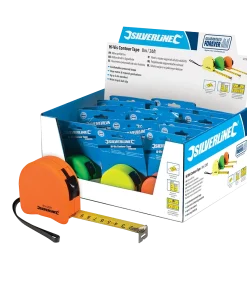 Alternative view of Silverline Hi-Vis Contour Tape Display Box - 18pce 8m/26ft x 25mm