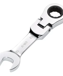 Alternative view of Draper Tools HI-TORQ® Metric Stubby Flexible Head Ratchet Combination Spanner, 12mm