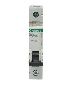 Crabtree 70C/20 Polestar Compact 20A C Curve 16kA SP MCB