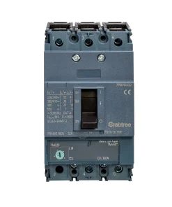 Alternative view of Crabtree 7PBVS332 Powerstar 32A 36kA 3P 7PBV MCCB ATFM c/w Box Terminals