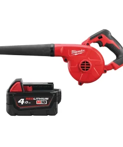 Alternative view of Milwaukee M18BBL-0+M18B4 Kit - 18V Cordless Compact Battery Blower + M18B4 4.0Ah Li-ion Battery