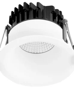Aurora CurveE EN-DLB102DV/30 220-240V 10W IP44 Fixed 20mm Baffle 1-10V Dimmable LED Downlight 3000K