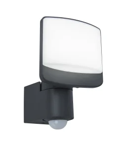 Lutec 7625701345 SUNSHINE 12.5W IP44 LED Floodlight with PIR 5000K - Dark Grey