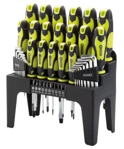 Alternative view of Draper Screwdriver, Hex Key and Bit Set (Green) (44 Piece)
