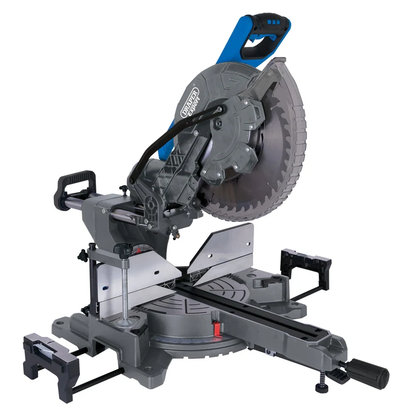 Draper 305mm Double Bevel Sliding Compound Mitre Saw (2000W) - Image 2