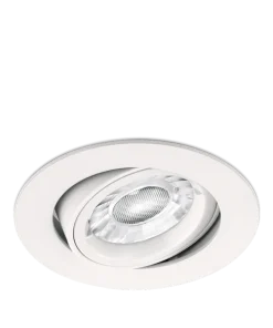Alternative view of Aurora EN-DLM357MW EDLM GU10 Adjustable IP20 Lock Ring Downlight Matt White
