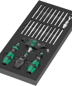 Wera 05150152001 9752 Foam insert Kraftform Kompakt with ratchet functionality set 1, 24 pieces
