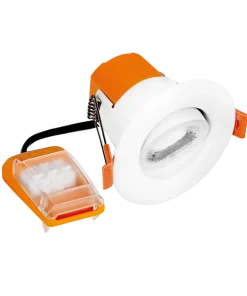 Alternative view of Enlite FD2/CS 230V 6W LED IP65 Adjustable Dimmable Fire Rated Downlight White 3000K/4000K/6500K