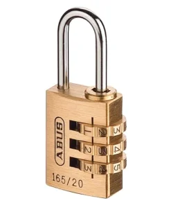 Alternative view of ABUS Mechanical 165/20 20mm Solid Brass Body Combination Padlock (3-Digit) Carded