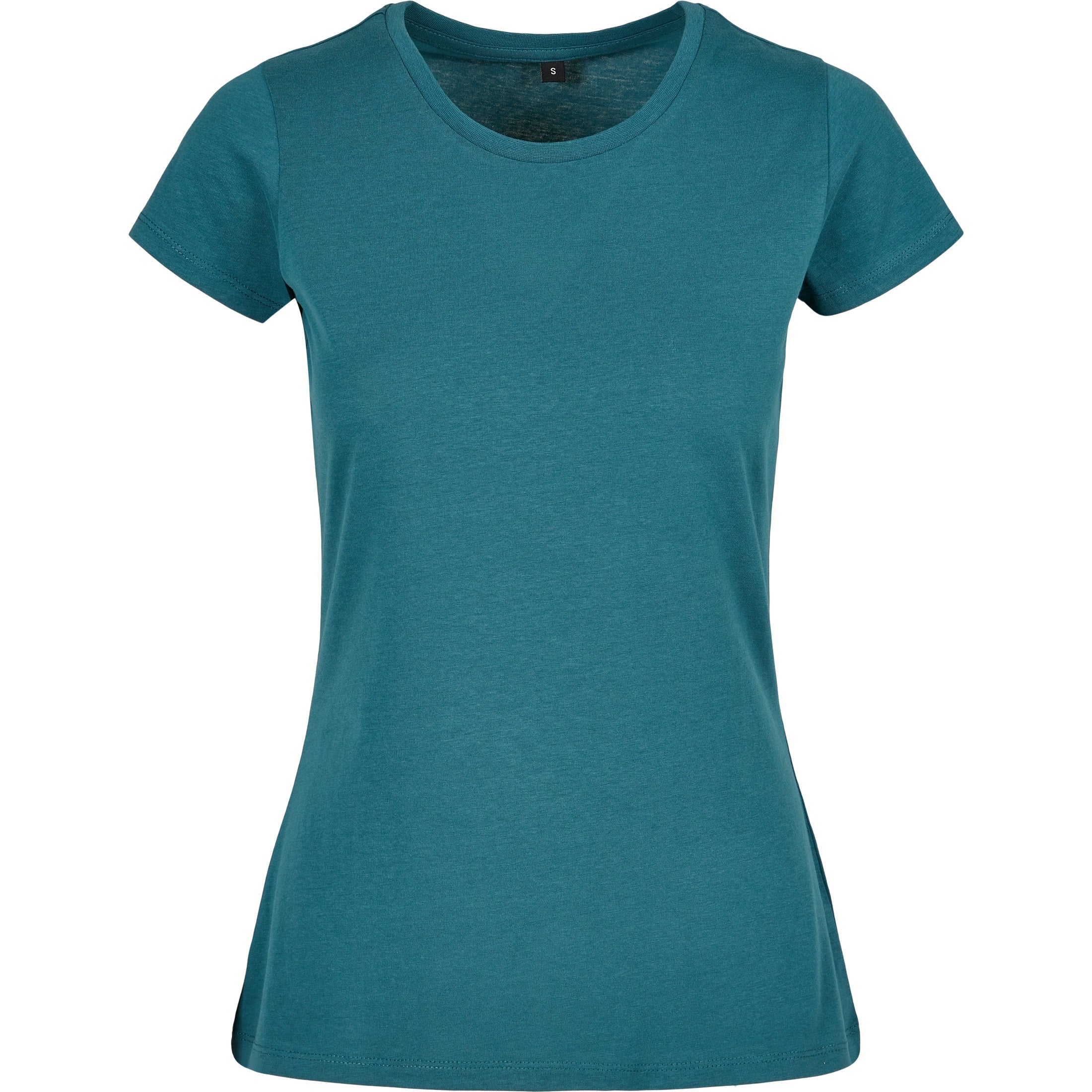 Build Your Brand Basic Women's Basic Tee - Teal - Image 2