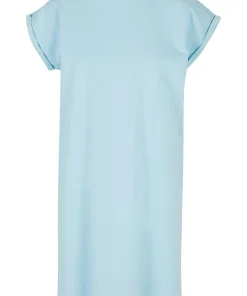 Alternative view of Build Your Brand Women's Turtle Extended Shoulder Dress - Ocean Blue