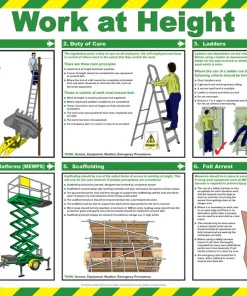 Alternative view of Beeswift Click Medical Work At Height Poster A716