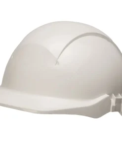 Alternative view of Beeswift Concept Reduced Peak Safety Helmet White