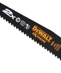 DEWALT 2X Life Wood & Nail Reciprocating Blade 228mm x 6 TPI Pack of 5