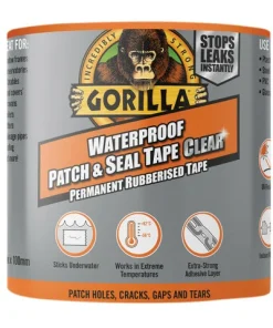 Gorilla Glue Gorilla® Waterproof Patch & Seal Tape 100mm x 2.4m Clear