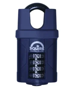 Squire CP50CS Combination Padlock 4-Wheel Closed Shackle 50mm