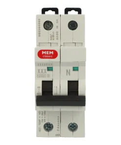 Alternative view of MEM Eaton MBH125N Memshield 2 25A 10kA Type B SPSN MCB