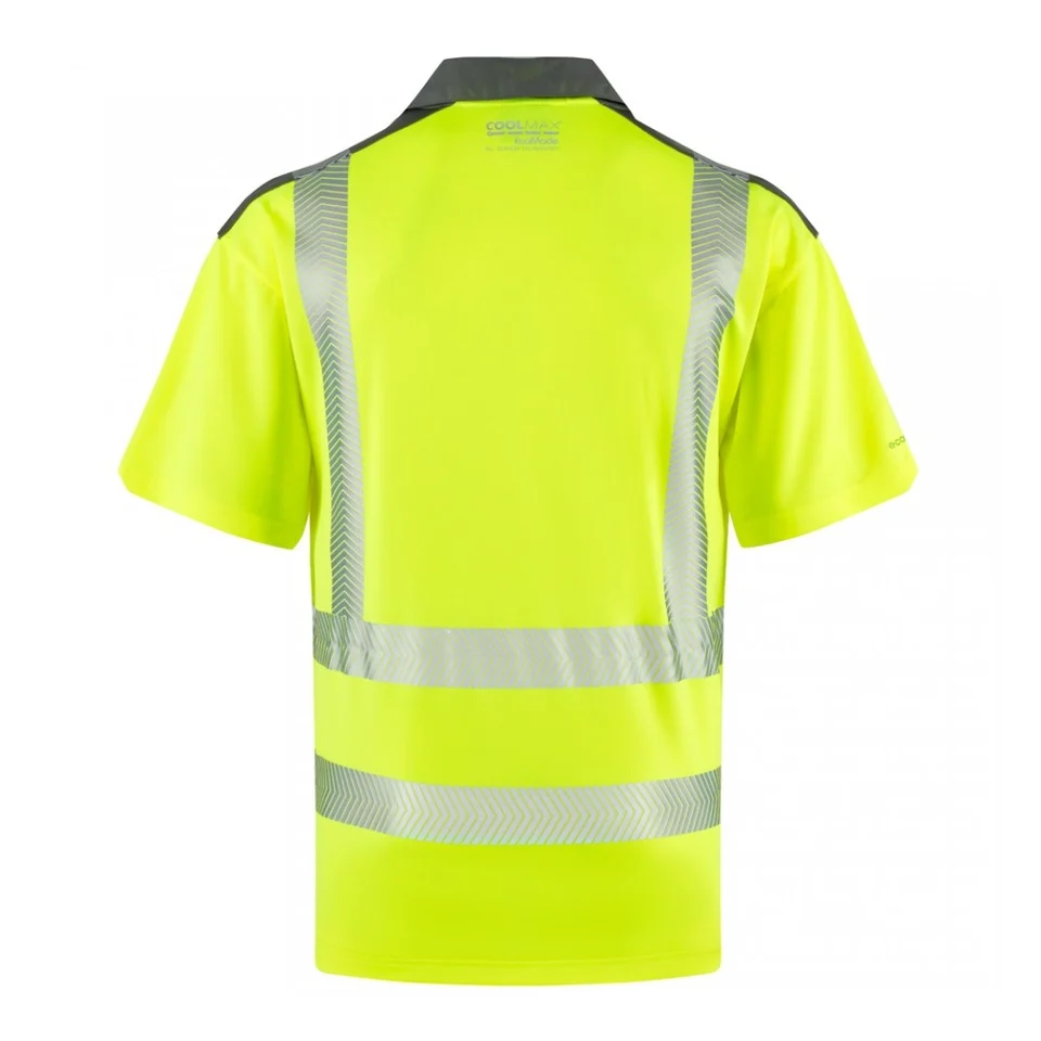 Leo Workwear TRIMSTONE Leo EcoViz COOLMAX High Performance Polo Shirt - Image 4