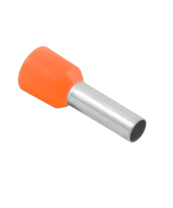 Unicrimp QBFR4 Bootlace Ferrule 4mmý Orange French(100 Pack)
