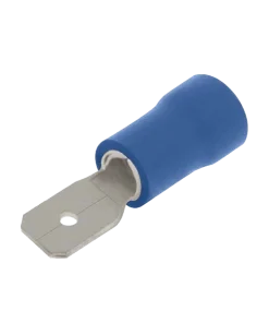 Alternative view of Unicrimp QBPO48M8 100 Blue Male Pushon 4.8mm & .8mm Tab (100 Pack)