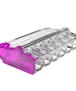 Unicrimp QP6242P2 24A 450V 6 Port Push-In Wire Connector Purple (Pack 100)