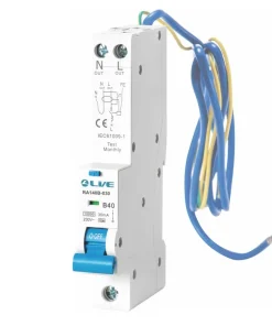 LIVE Electrical RA106C-030 Type A Single Module 6A C Curve 10kA 30mA High Immunity RCBO
