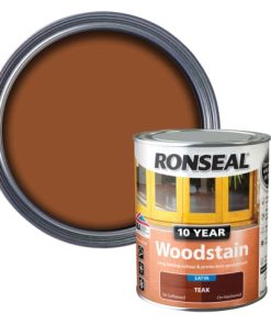 Alternative view of Ronseal 10 Year Woodstain Teak 750ml