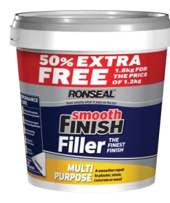 Alternative view of Ronseal Smooth Finish Multipurpose Wall Filler Ready Mixed 1.2kg +50%