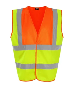 Alternative view of Prortx High Visibility Waistcoat - HV Yellow/Orange