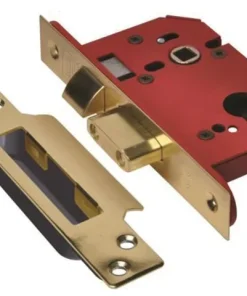 UNION StrongBOLT 22EU EUS-PB-2.5 Euro Sashlock Plated Brass 68mm 2.5in