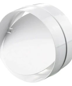 Blauberg Plastic Circular In-line Back Draught Shutter - 100mm