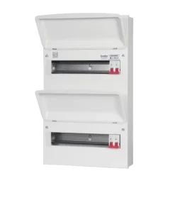 FuseBox F3024MDT 24 Way (12/12) Dual Tariff Consumer Unit with 2x100A Main Switch