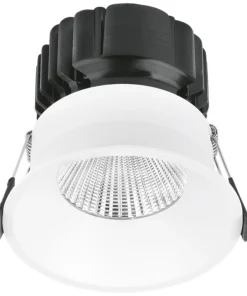 Alternative view of Aurora CurveE EN-DLB152DDA/40 220-240V 15W LED IP44 Fixed 20mm Baffle DALI Dimmable Downlight 4000K