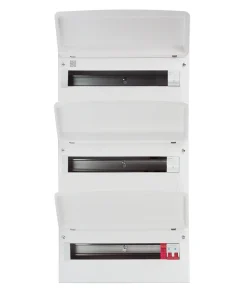 Alternative view of FuseBox F3047MZ 47 Way (3 Bank) Consumer Unit with 100A Main Switch & T2 SPD