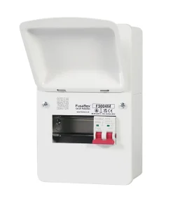 FuseBox F3004M 6 Module 4 Way Consumer Unit with 100A Main Switch