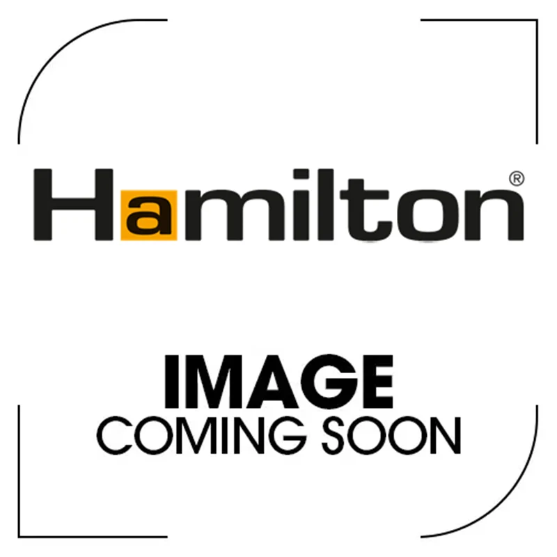 Hamilton 7G24TPSS-QG Hartland G2 Screwless 10A Triple Pole Fan Isolator Plate Switch - Satin Stainless, Quartz Grey Insert