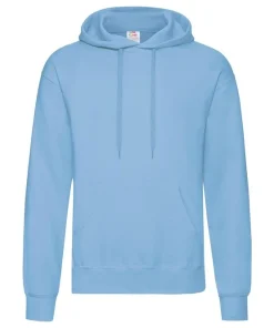 Alternative view of Fruit Of The Loom Classic 80/20 Hooded Sweatshirt - Sky Blue