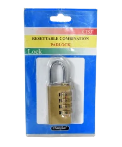 Alternative view of 4 Digit Resettable Combination Padlock Changhao Brand  CH-206