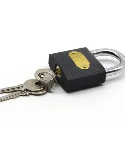 Alternative view of 63mm Iron Pad Lock with 21 Keys Tri Circle Brand-366