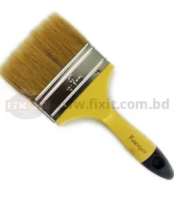 4 Inch Brown Color Synthetic/Chinese bristle Paint Brush Karigor Brand