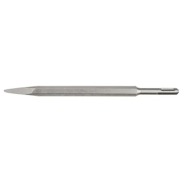 14 x 250mm SDS Plus Pointed Chisel Used To Shape, Carve, And Sharpen Materials Like Wood, Cement, Bricks, Stone, And Metal Harden Brand 610392