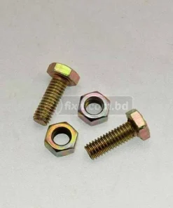 Alternative view of 6mm X 15mm 2 Pcs Packet Iron Nut and Bolt