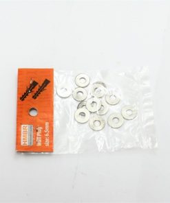 HMBR’s Stainless Steel 4mm Washers – Elevate Your Projects, 12 Pcs Packet