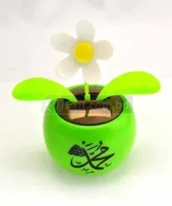 Green Color Flip Flop Solar Powered Dancing Flower