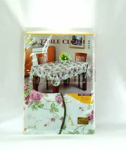 Beautiful Flower Design PVC Table Cloth Waterproof Spillproof Easy Clean