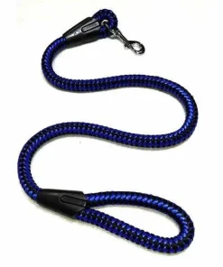 Alternative view of Heavy Duty Blue & Black Color Pet Dog belt